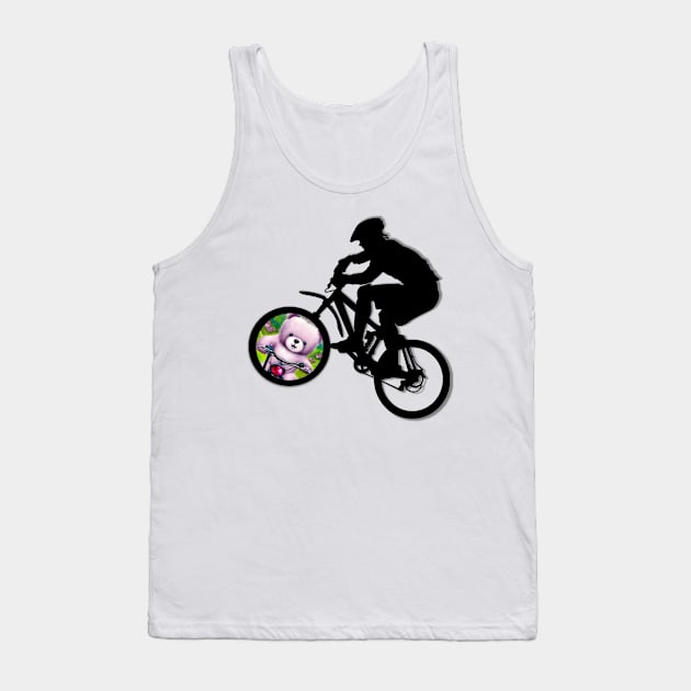 Bike Riding Tank Top by KC Morcom aka KCM Gems n Bling aka KCM Inspirations